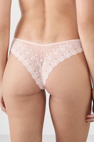 Tanga Alcove - Rosa cipria