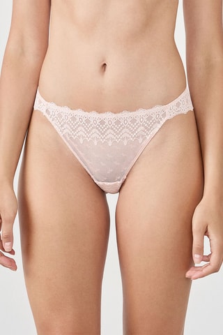 Tanga Alcove - Rosa cipria