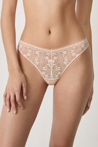 Tanga Aura - Rosa cipria