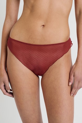 Tanga Fleck - Rosso mattone