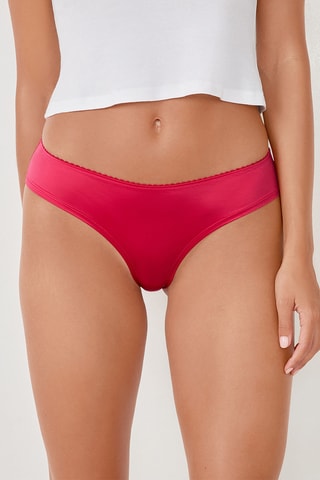Tanga Glossy - Fucsia