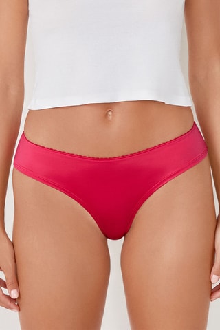 Tanga Glossy - Fucsia