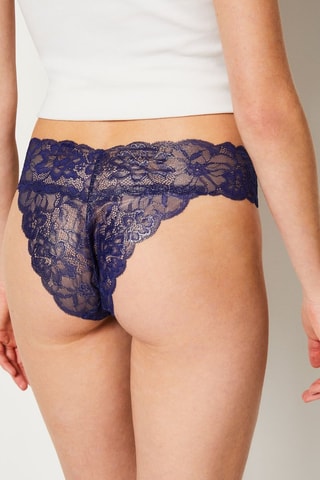 Tanga Sweet - Bleu nuit - Etam