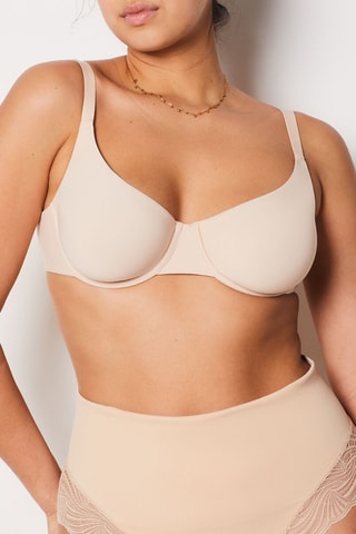 Tanga taille haute Power Lacey - Beige