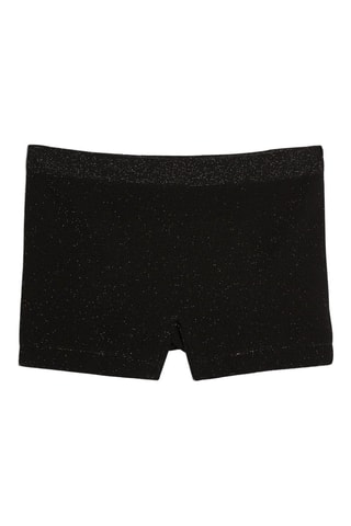 Culotte Amande Shiny - Nero
