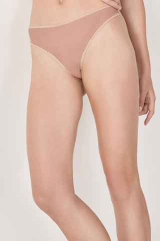 Perizoma Pure Mesh - Rosa cipria