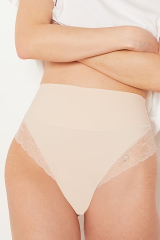 String taille haute Everyday Control - Beige - Etam