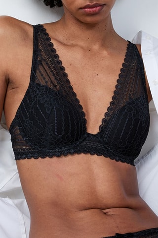 Reggiseno Panama - Nero - N°6 Triangolo