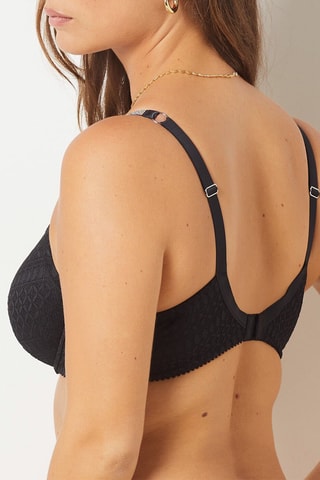 Reggiseno preformato Idole Strass - Nero 