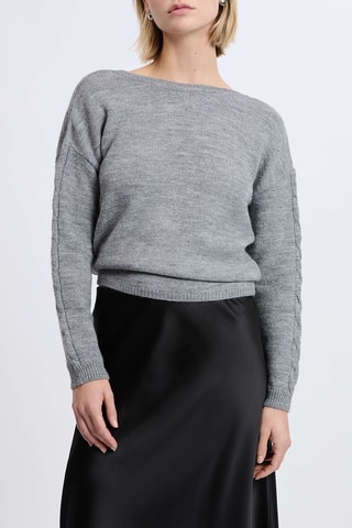 Maglia Alana - Grigio chiaro melange