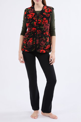Gilet Marilou - Nero e rosso