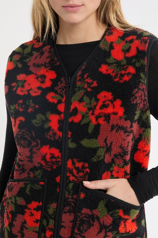 Gilet Marilou - Nero e rosso
