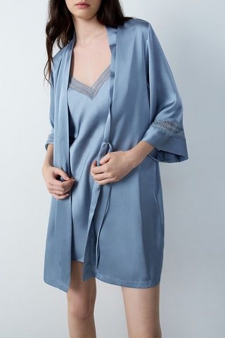 Vestaglia Feeling - Blu-grigio