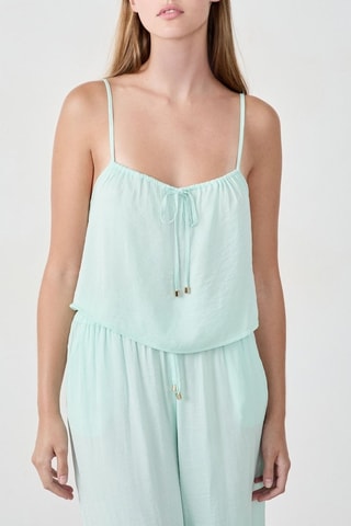 Top pigiama Delicate breeze - Verde acqua