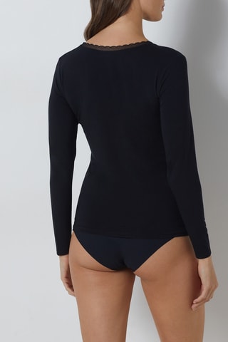 T-shirt pigiama Warm - Nero - Etam