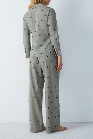 Chemisier de pyjama Irys - Kaki