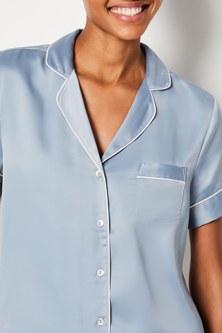 Camicia pigiama Gia - Celeste