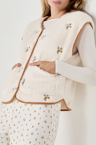 Gilet pigiama Bridgy - Ecrù