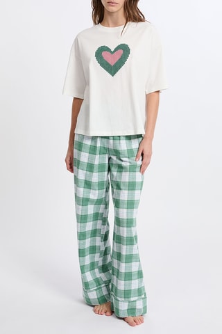 T-shirt pigiama Parisia - Bianco