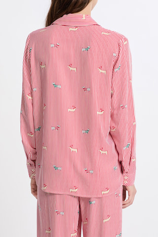 Camicia pigiama Prycilla - Rosso