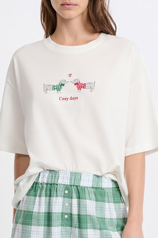 T-shirt pigiama Perla - Bianco