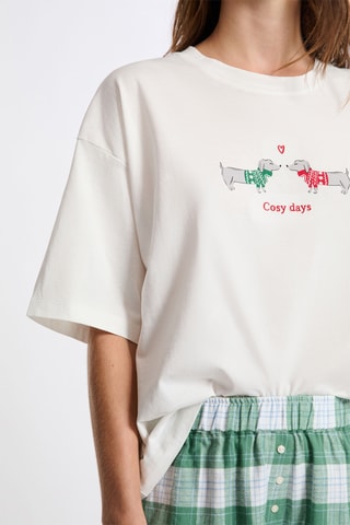 T-shirt pigiama Perla - Bianco