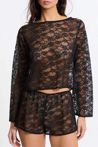 Top pigiama Vertige - Nero