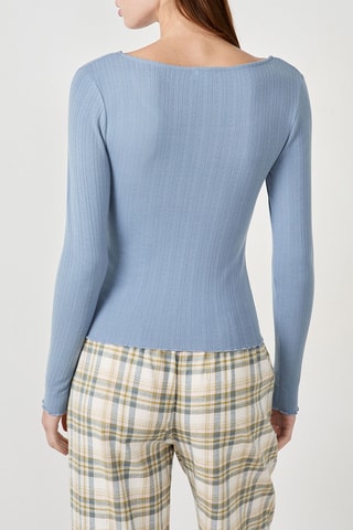T-shirt pigiama Betty - Celeste