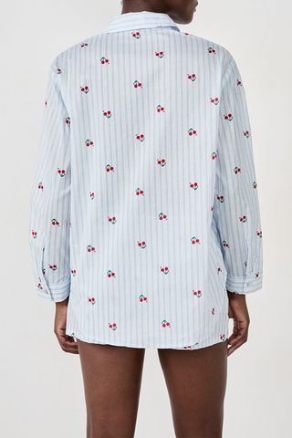 Camicia pigiama Raya - Celeste