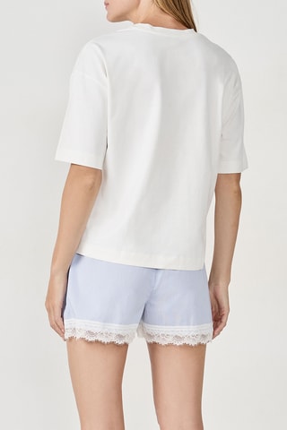 T-shirt pigiama Lukas - Bianco