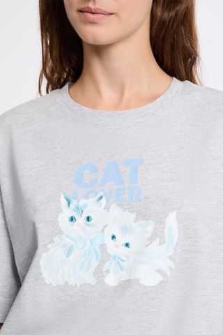 T-shirt pigiama Lukas - Grigio melange