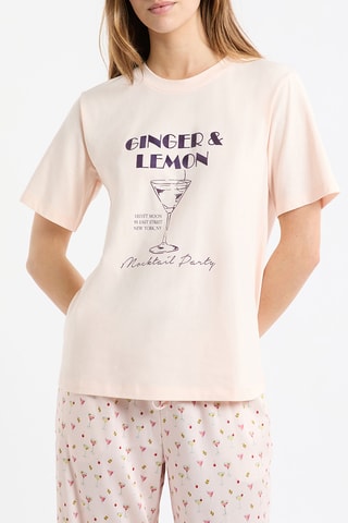 T-shirt pigiama Ginger - Rosa