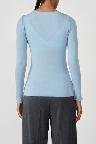 T-shirt pigiama Warmlight - Celeste