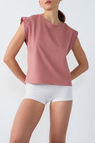T-shirt pigiama Ider - Rosa cipria