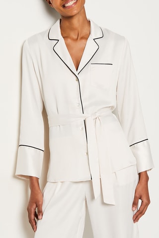 Camicia pigiama Ely - Ecrù