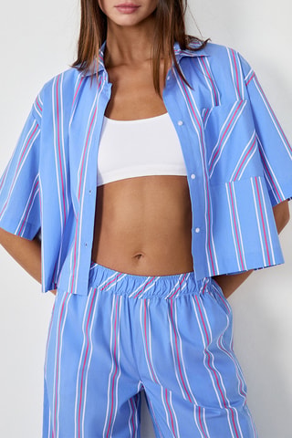 Camicia pigiama Sancho - Celeste