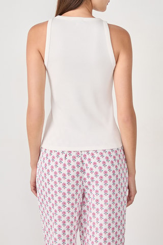 Canotta pigiama Shellyn - Bianco