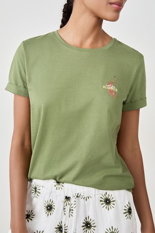 T-shirt pigiama Tony - Verde