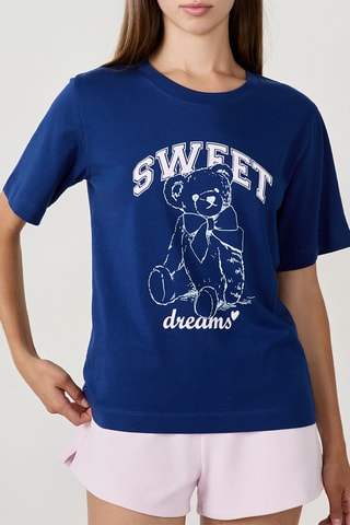 T-shirt pigiama Deddy - Navy