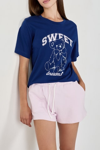 T-shirt pigiama Deddy - Navy