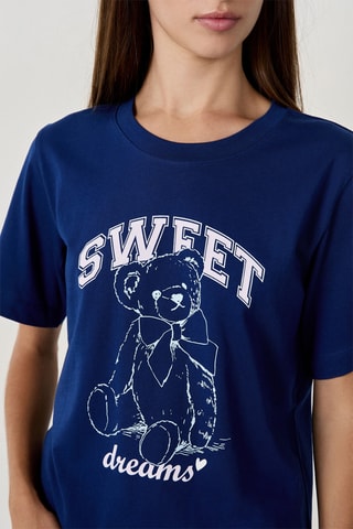 T-shirt pigiama Deddy - Navy