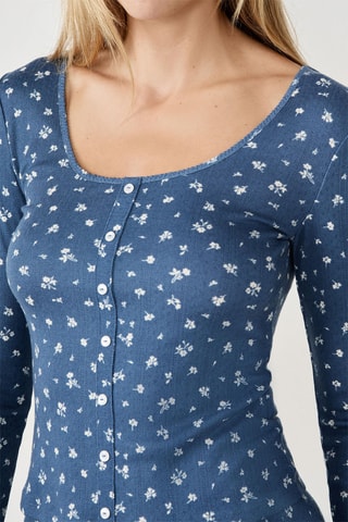 Cardigan pigiama Bethany - Cobalto