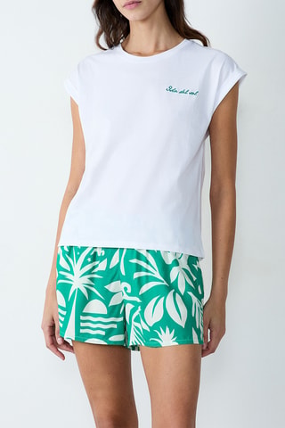T-shirt pigiama Franca - Bianco