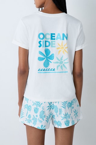 T-shirt pigiama Ellen - Bianco
