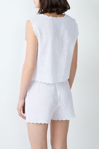 Camicia pigiama Carlyne - Bianco
