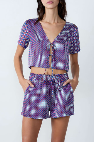 Camicia pigiama Maila - Blu scuro