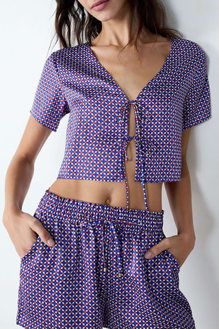 Camicia pigiama Maila - Blu scuro