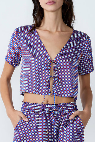 Camicia pigiama Maila - Blu scuro