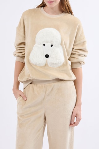 Felpa pigiama Hugo - Beige