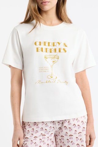 T-shirt pigiama Ginger - Bianco